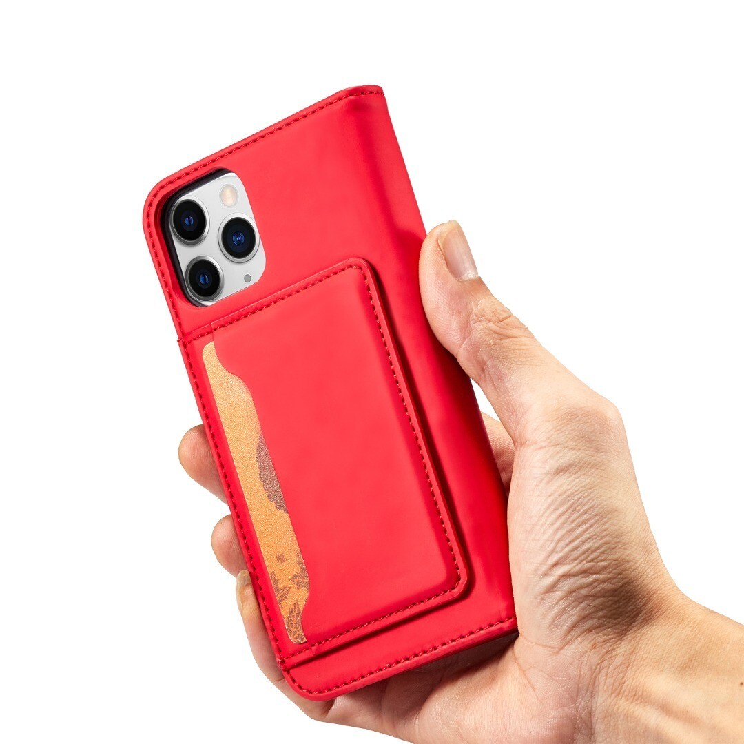 iPhone 12 Pro Max Schutzhülle Flip Cover Rot
