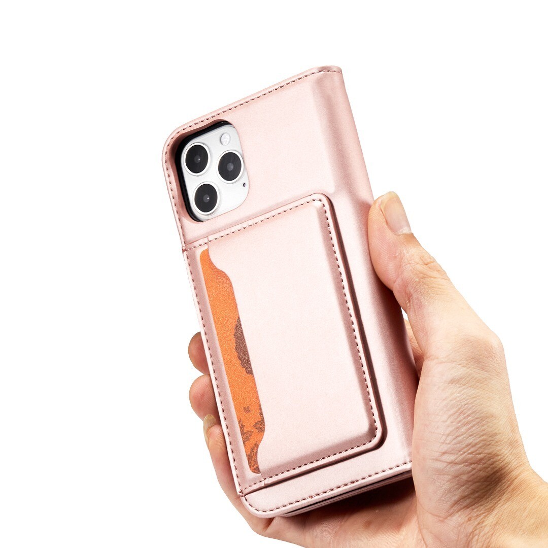 iPhone 12 Pro Max Schutzhülle Flip Cover Pink