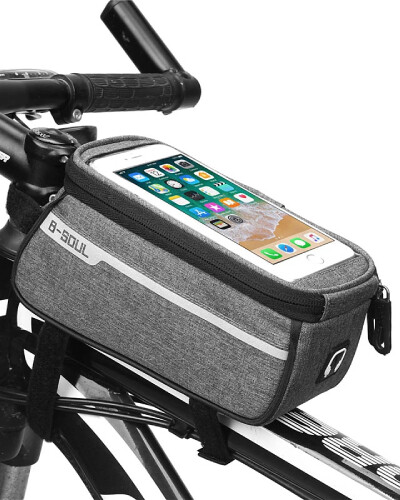 B-SOUL Universal Fahrrad Velo Smartphone Tasche für den Fahrrad Rahmen