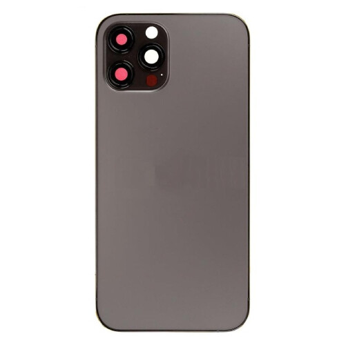 iPhone 12 Pro Backcover Schwarz mit Logo