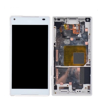 LCD-Bildschirm mit Rahmen für Sony Xperia Z5 Mini/Sony Xperia Z5 Compact