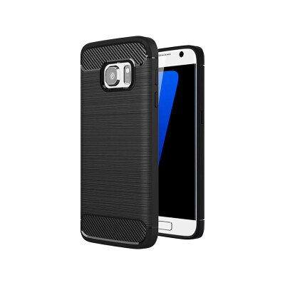 Samsung Galaxy S7 Edge Silikon Schutzhülle schwarz