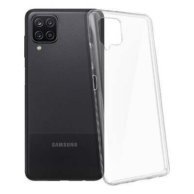 Samsung Galaxy A12 Silikon Transparent Schutzhülle