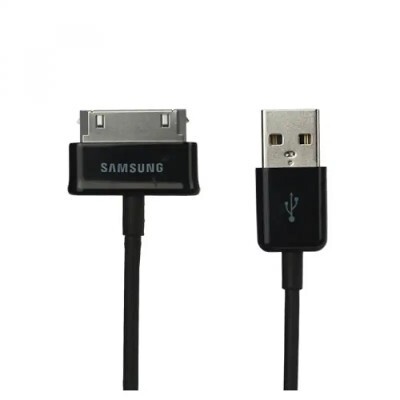 1m Samsung Galaxy Tab USB Ladekabel - Schwarz