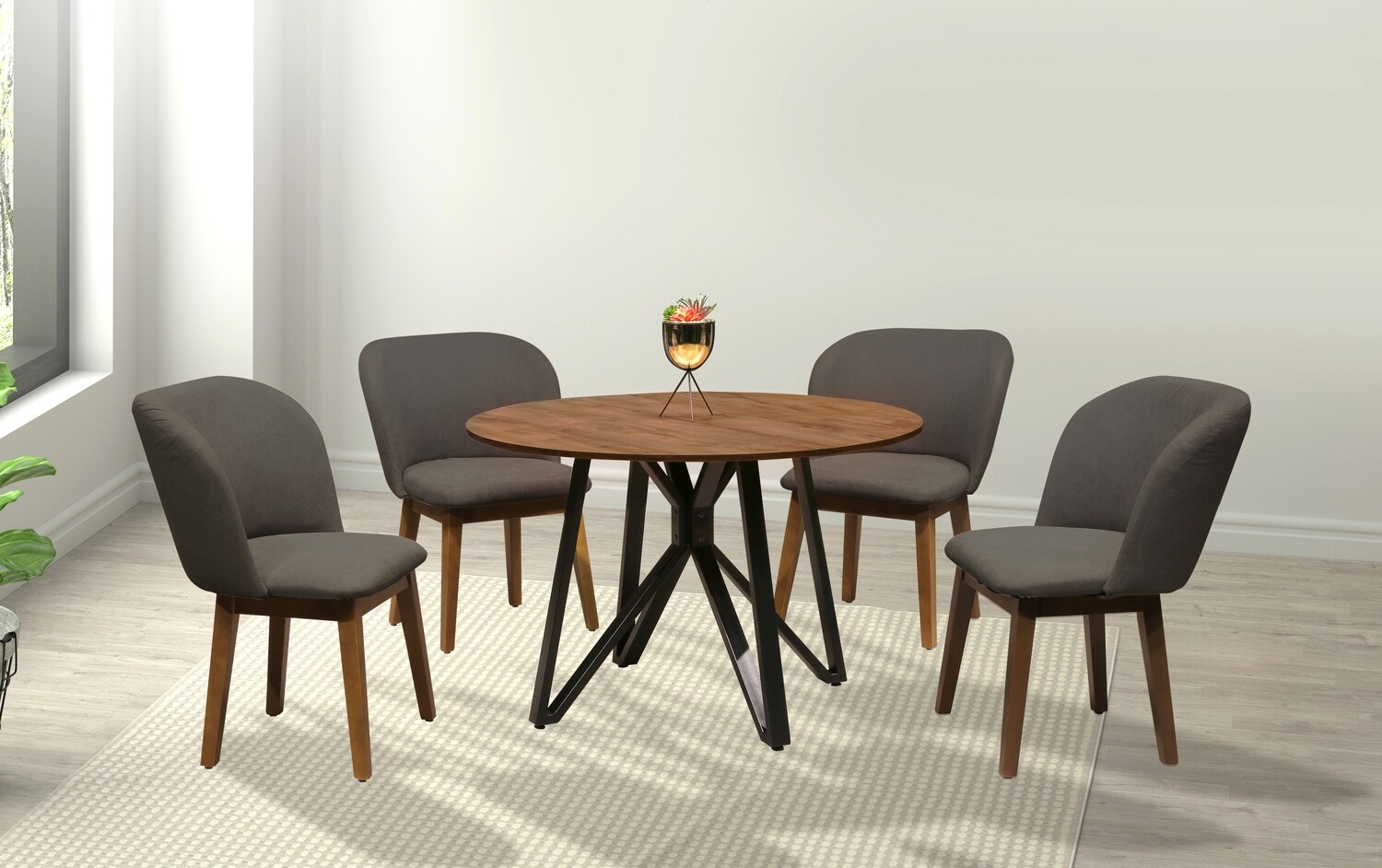 ANTECOMEDOR LAWRENCE DE 4 SILLONES