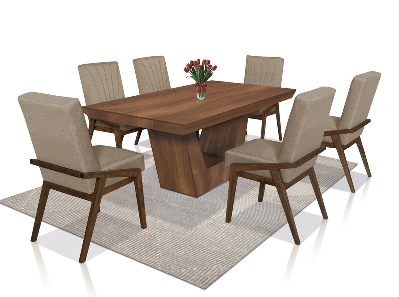 ANTECOMEDOR DUBLIN DE 6 SILLAS