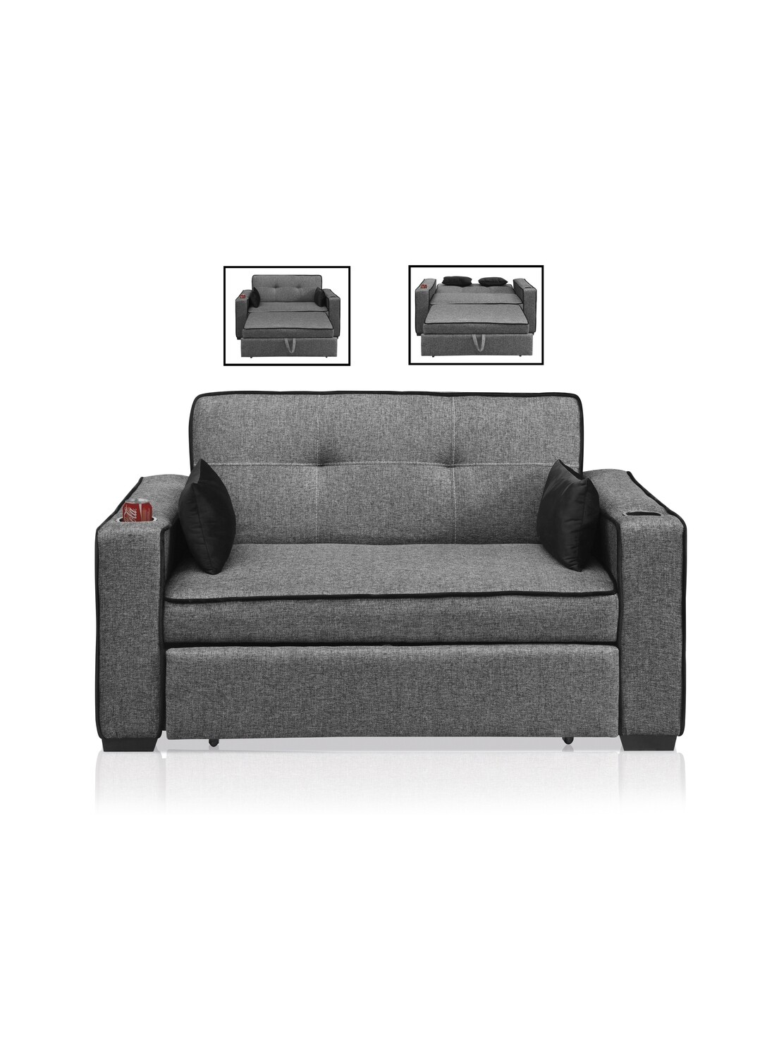 SOFA CAMA ELEVADA 3D
