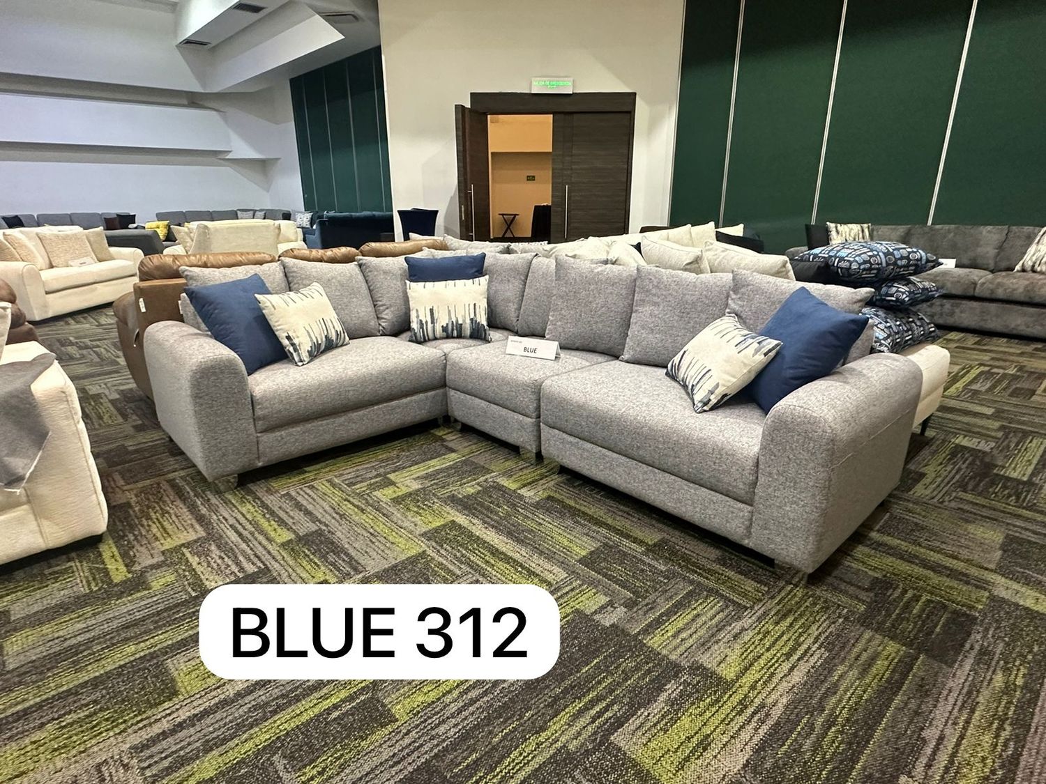 SALA BLUE PLATINO