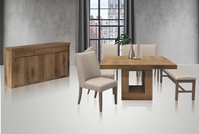 ANTECOMEDOR ANKA 4 SILLAS Y 1 BANCA