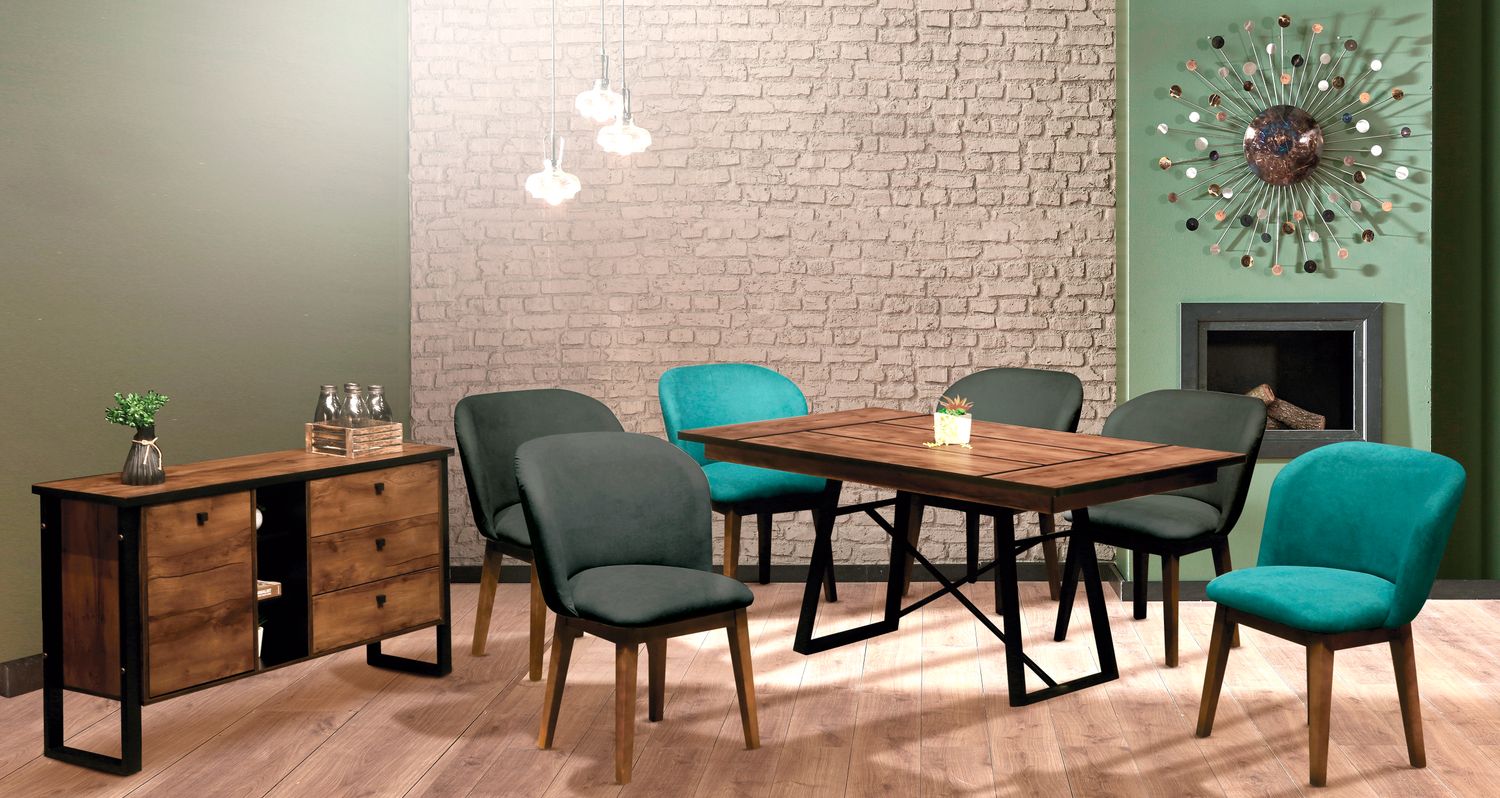 ANTECOMEDOR LAWRENCE DE 6 SILLONES