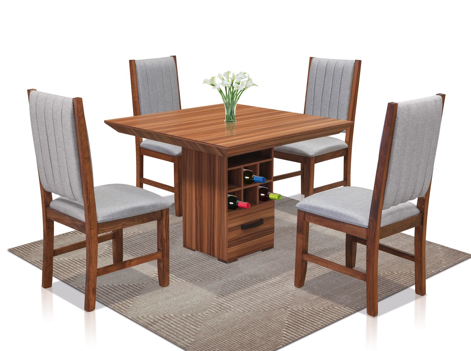 ANTECOMEDOR VICKY DE 4 SILLAS