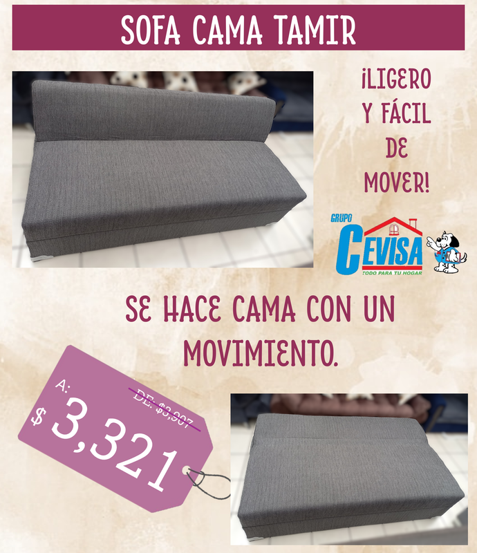 SOFA CAMA TAMIR