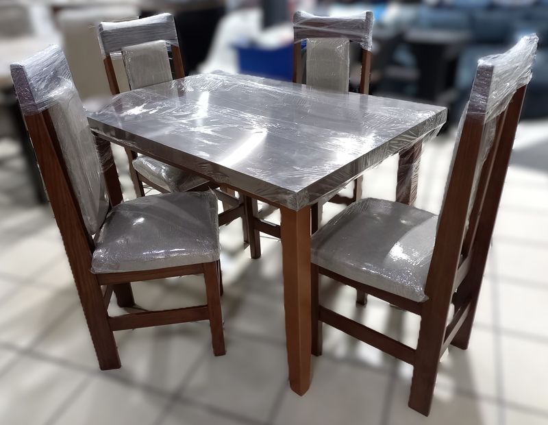 ANTECOMEDOR MELAMINA DE 4 SILLAS