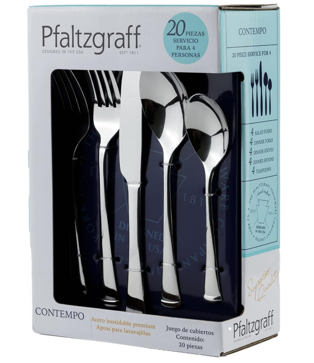 JGO. DE CUBIERTOS 20 PZ CONTEMPO PFALTZGRAFF 94850