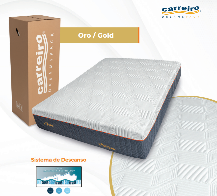 COLCHON MATRIMONIAL DREAMSPACK ORO