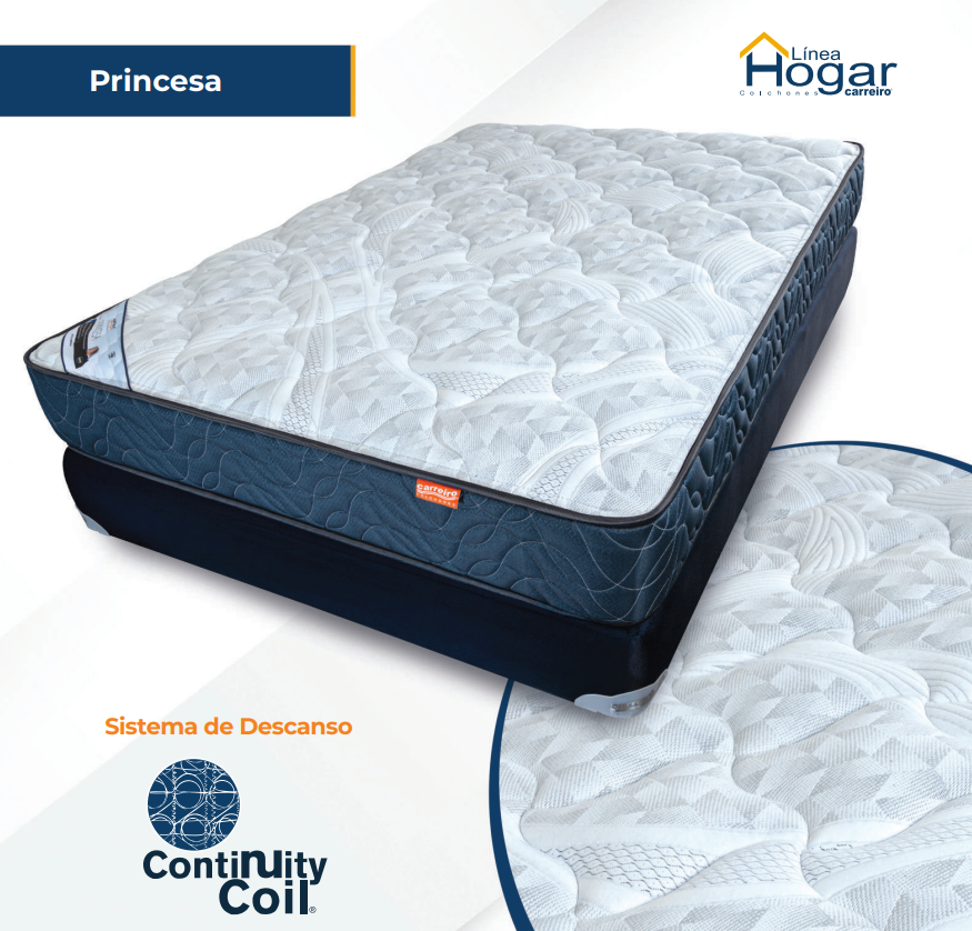 COLCHON INDIVIDUAL PRINCESA