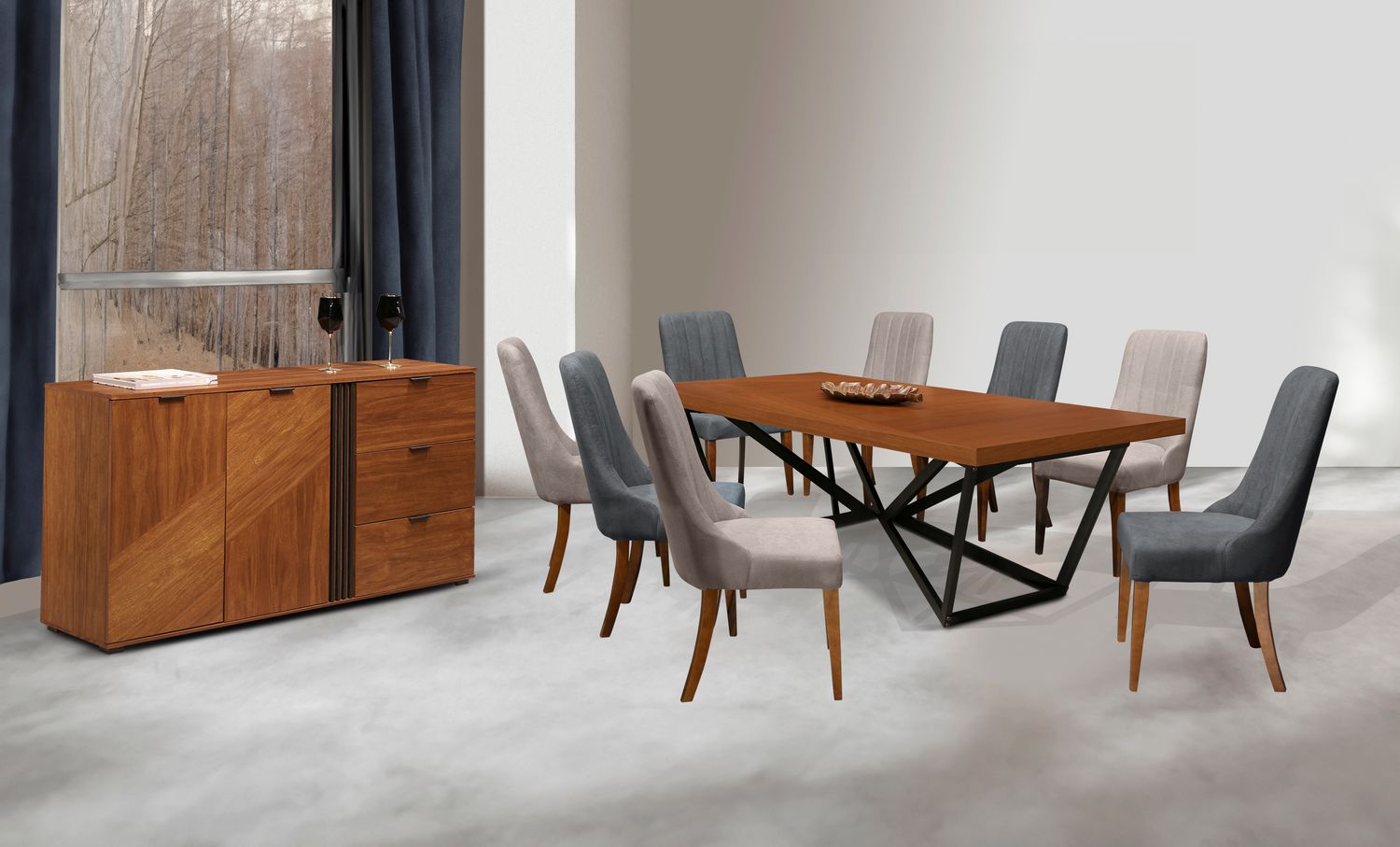 ANTECOMEDOR KALEY DE 8 SILLAS