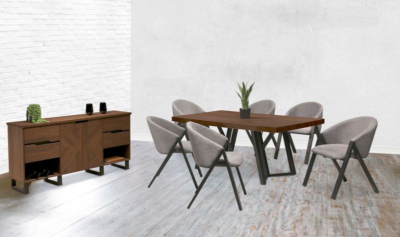ANTECOMEDOR MALLORY 6 SILLAS