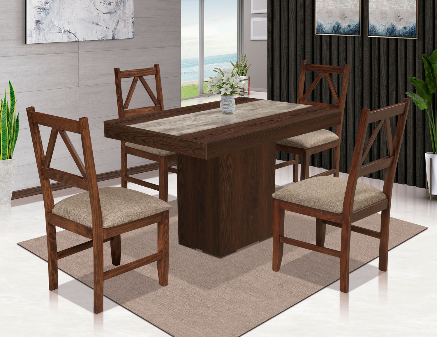 ANTECOMEDOR ZARA DE 4 SILLAS