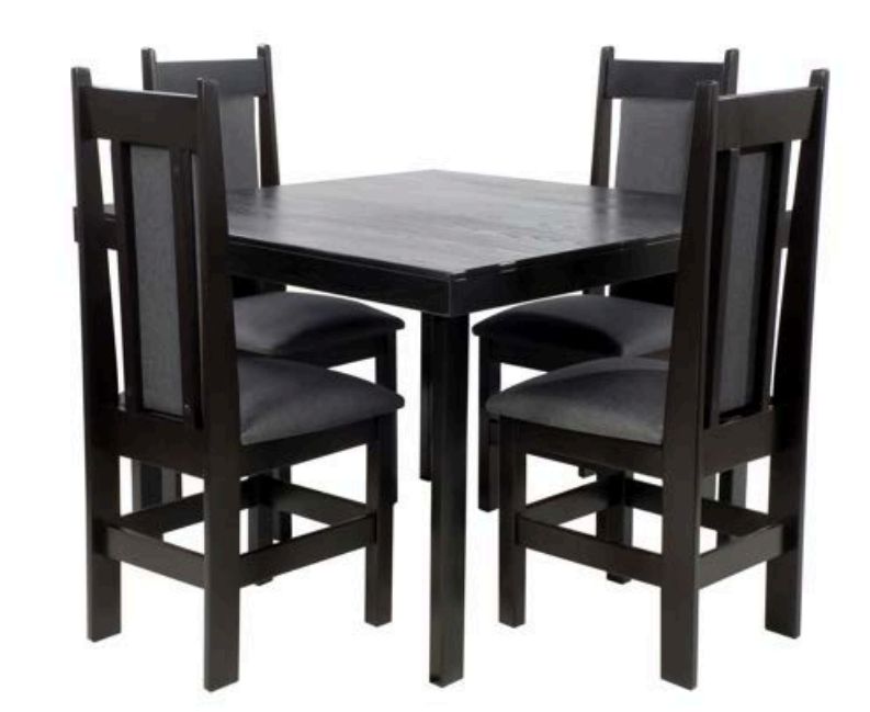ANTECOMEDOR DIAGONAL DE 4 SILLAS
