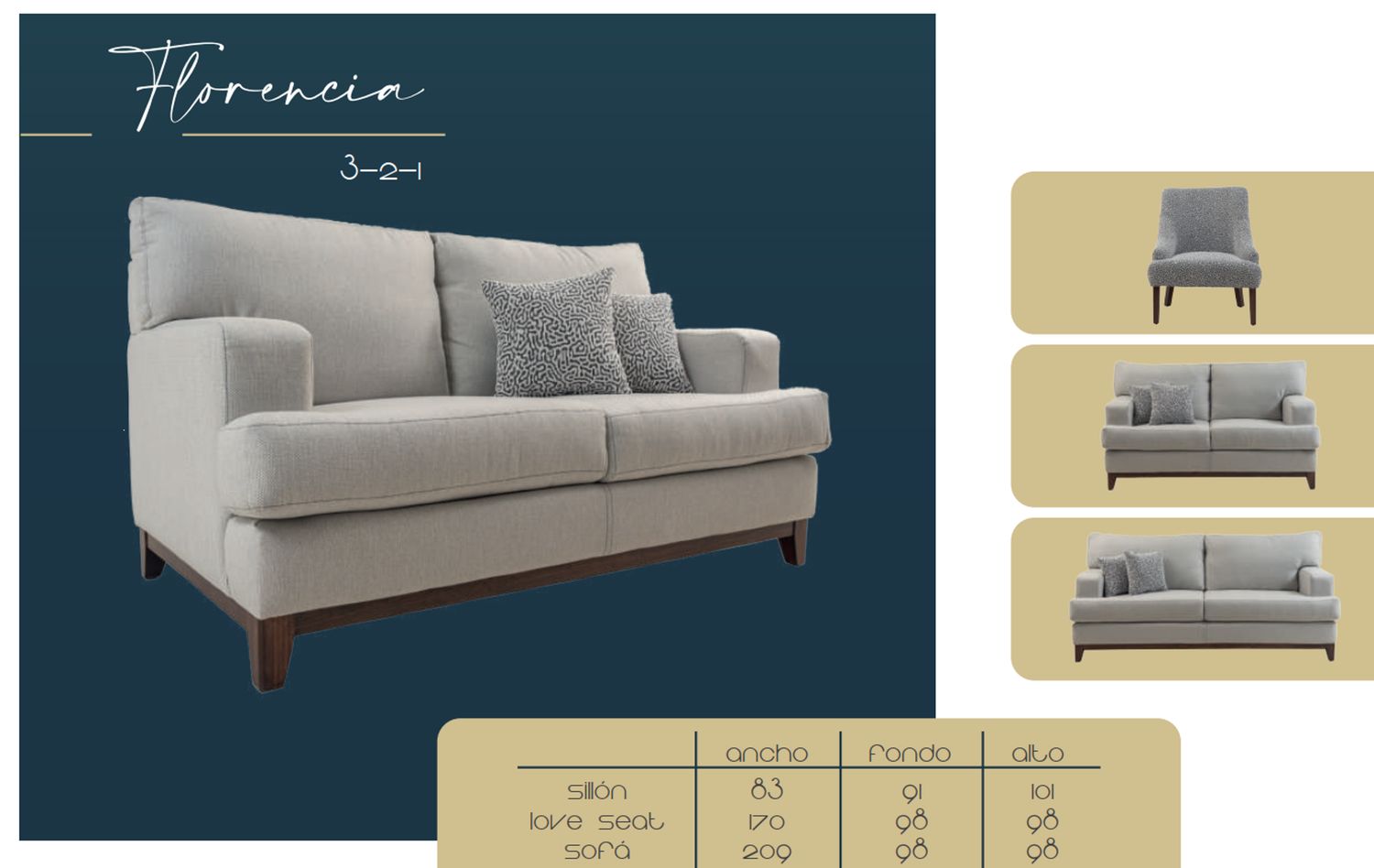 SALA FLORENCIA 3-2-1