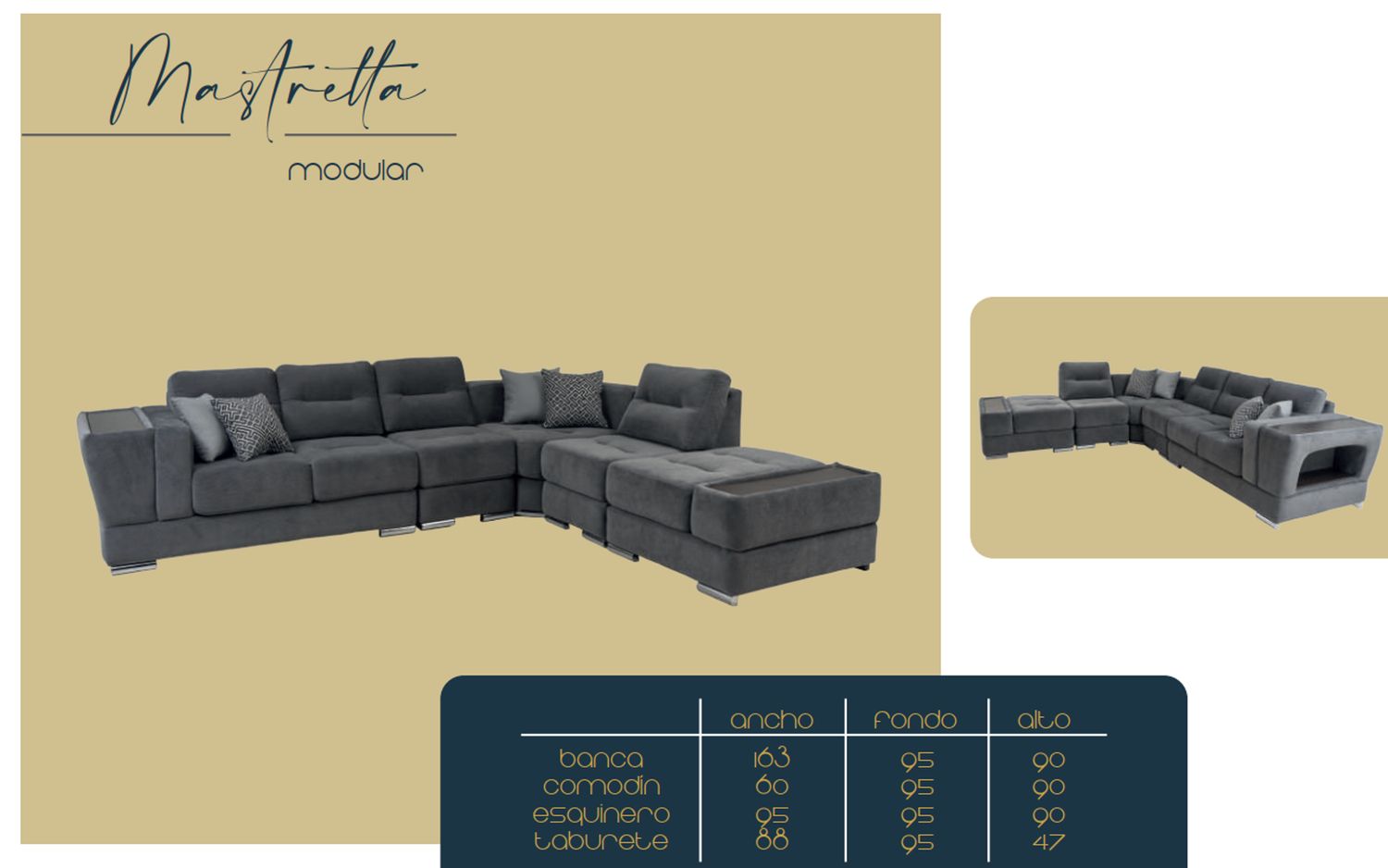 SALA MASTRETTA MODULAR