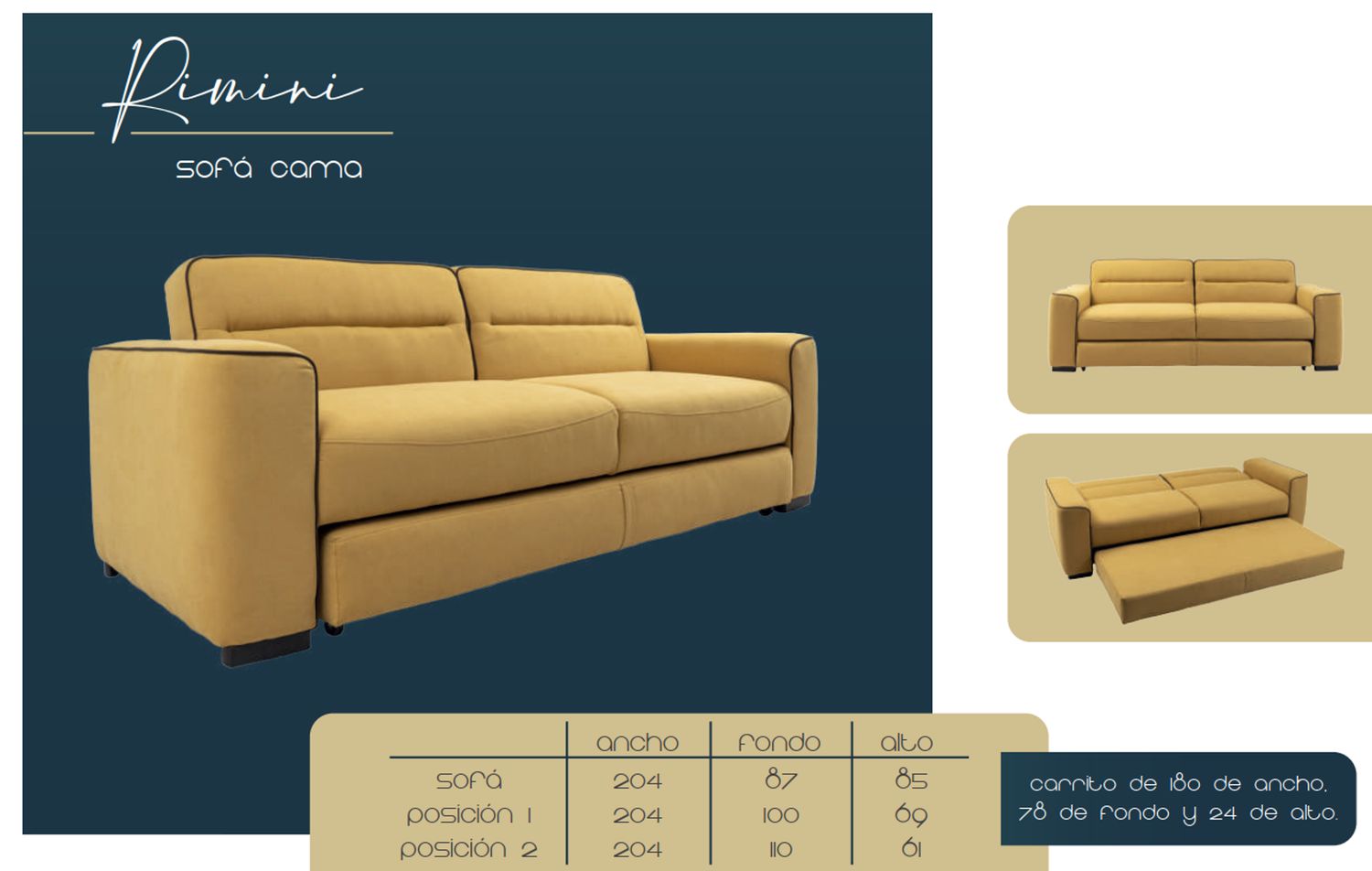 SOFA CAMA RIMINI