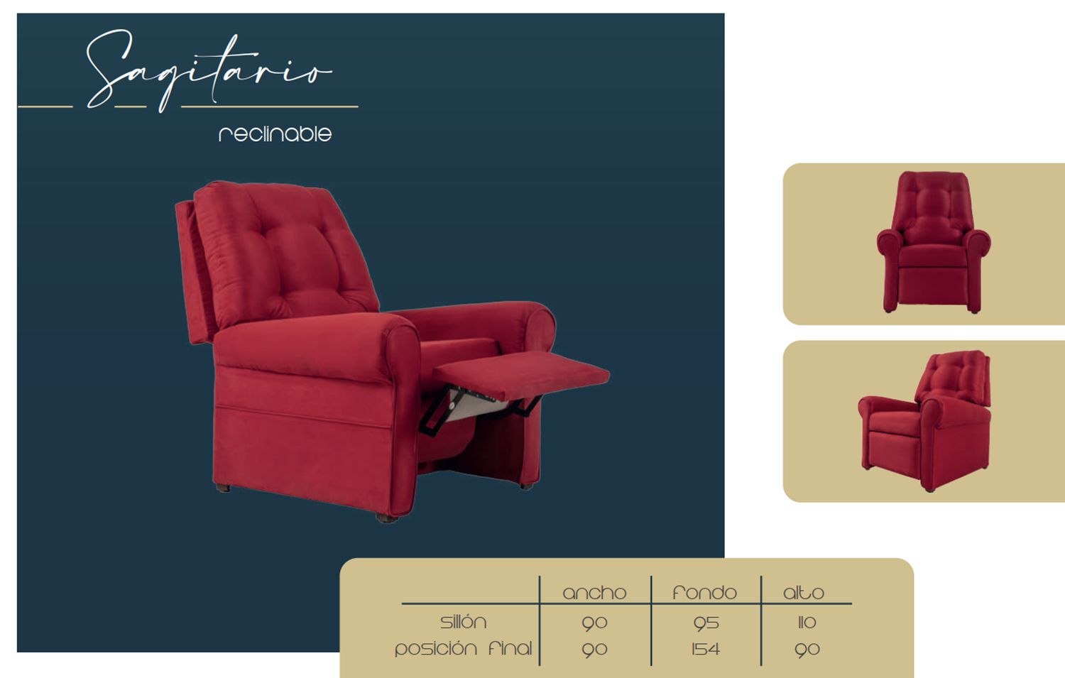 RECLINABLE SAGITARIO