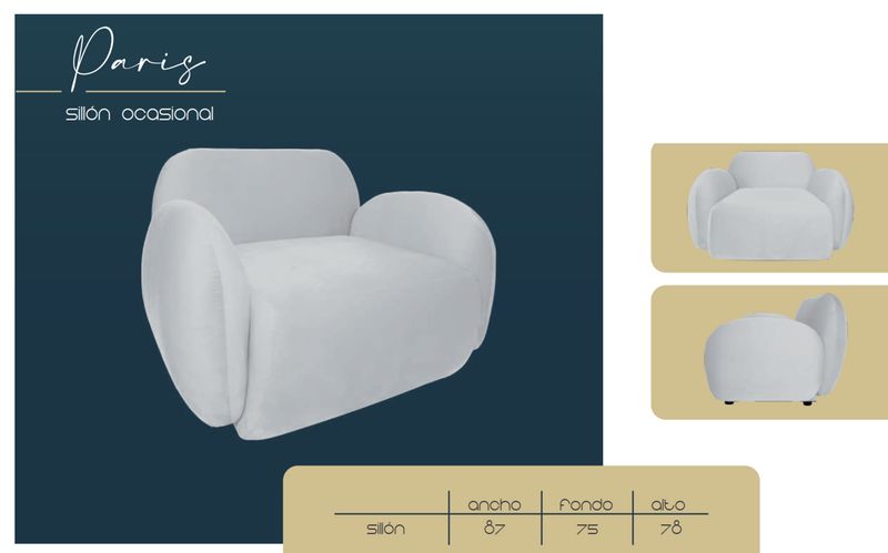SILLON OCASIONAL PARIS