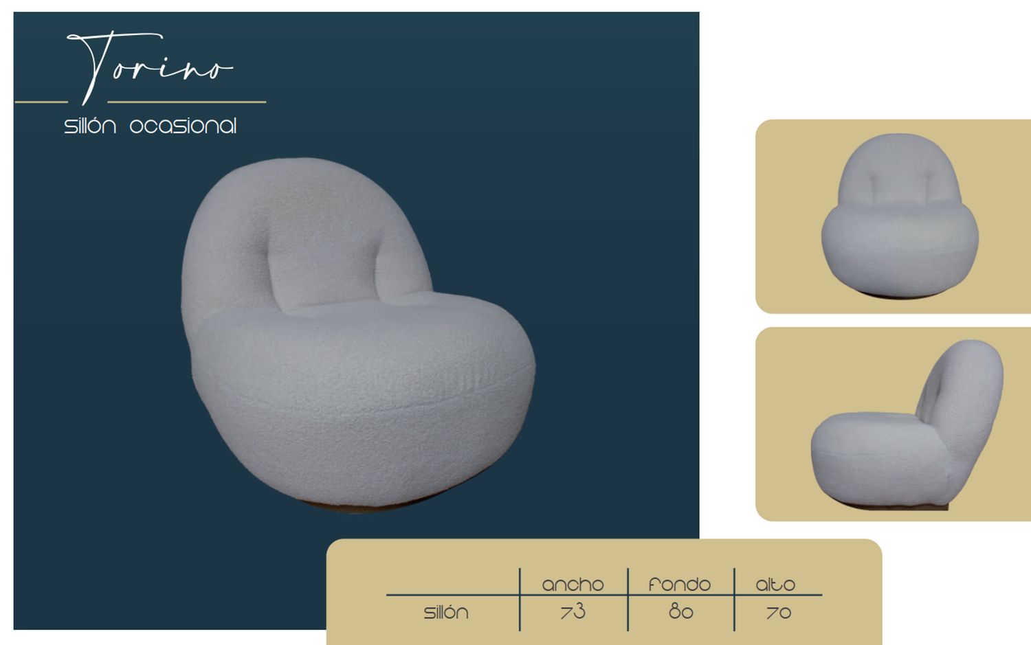 SILLON OCASIONAL TORINO