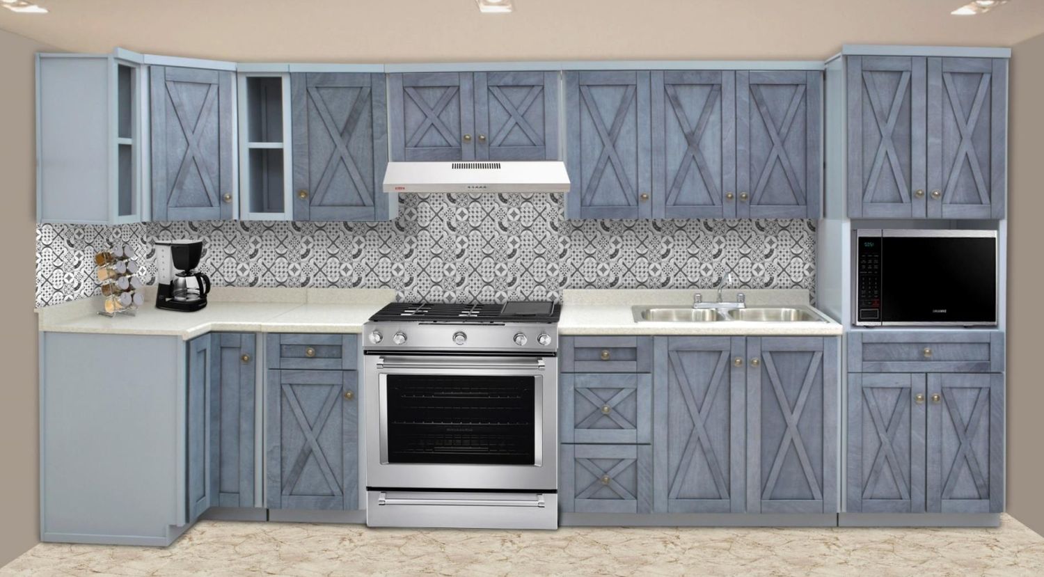 COCINA INTEGRAL URBAN DE 2.43 MTS