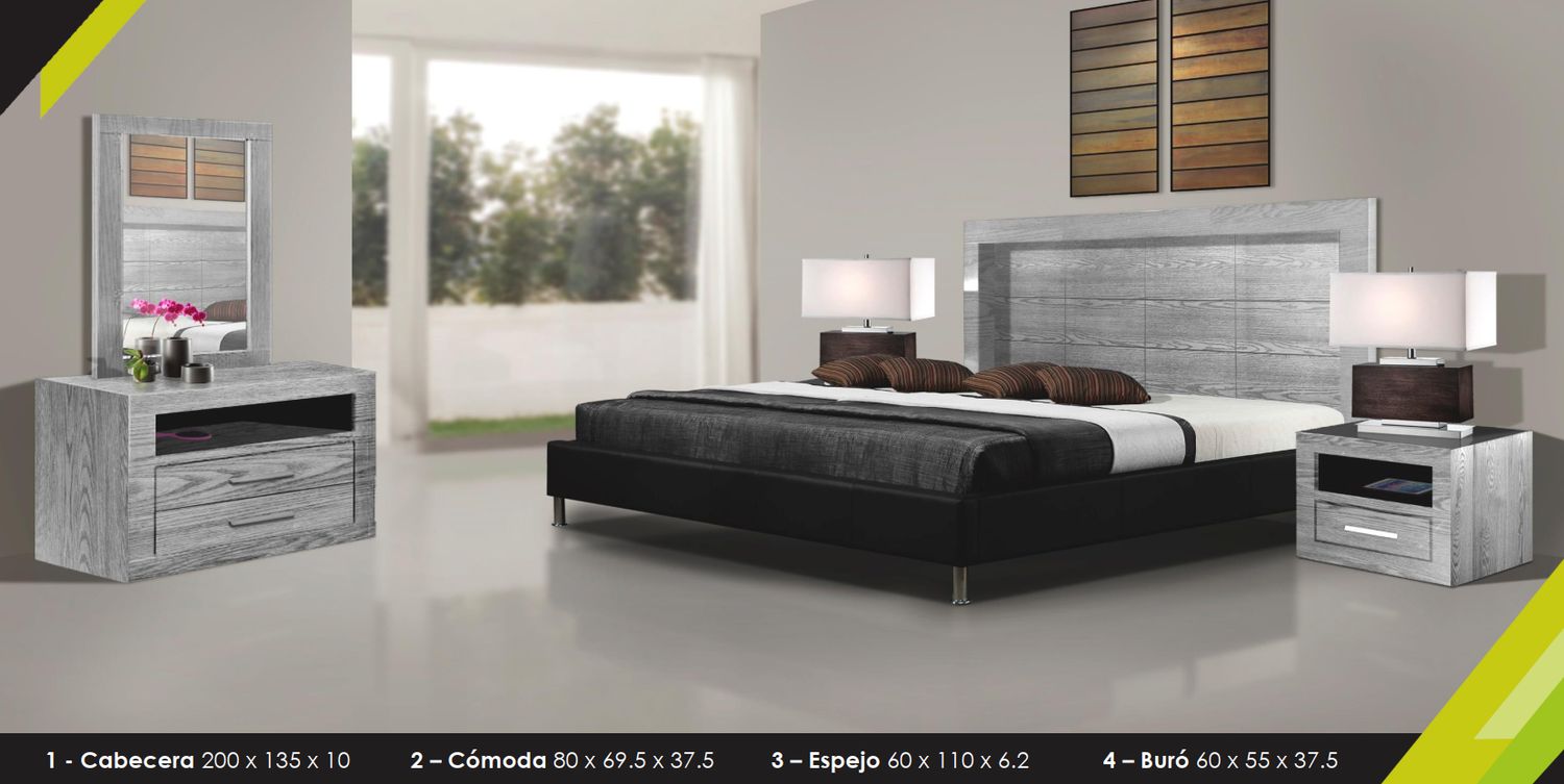 RECAMARA KING SIZE FRIDA GRIS