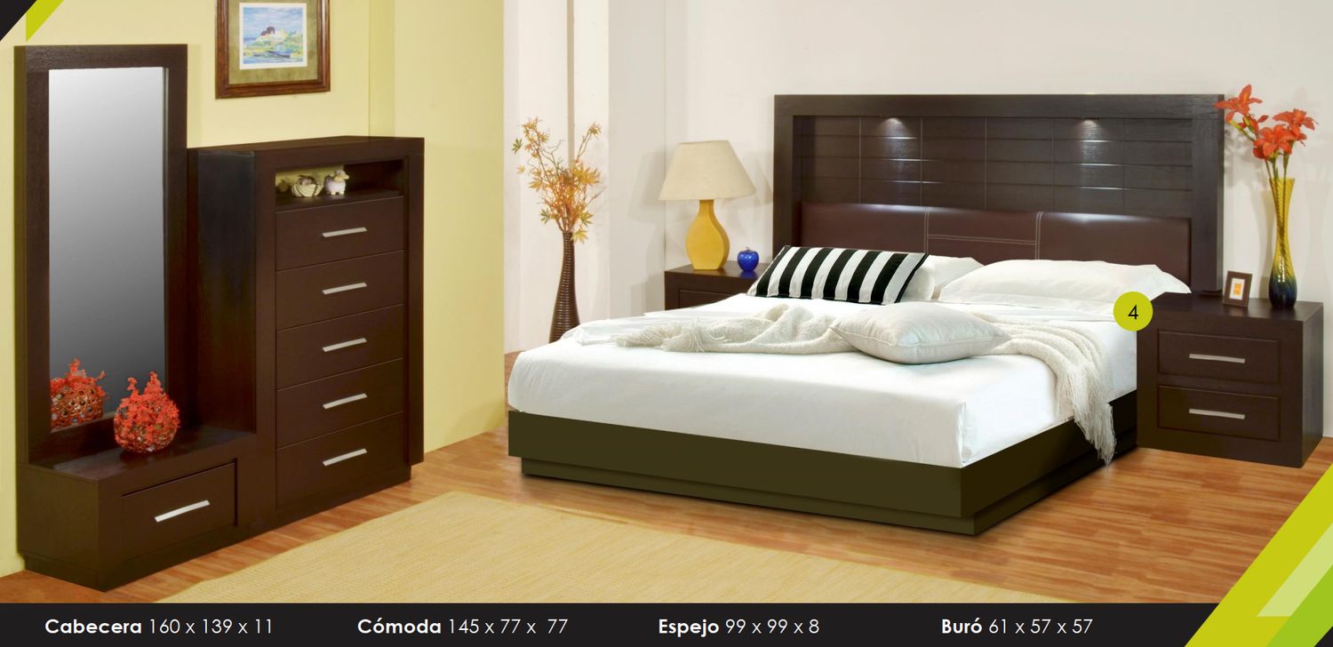 RECAMARA KING SIZE PAMELA CHOCOLATE