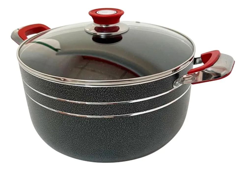 OLLA DE 36 CM MARMOL CON TAPA COOKS MASTER POT 36