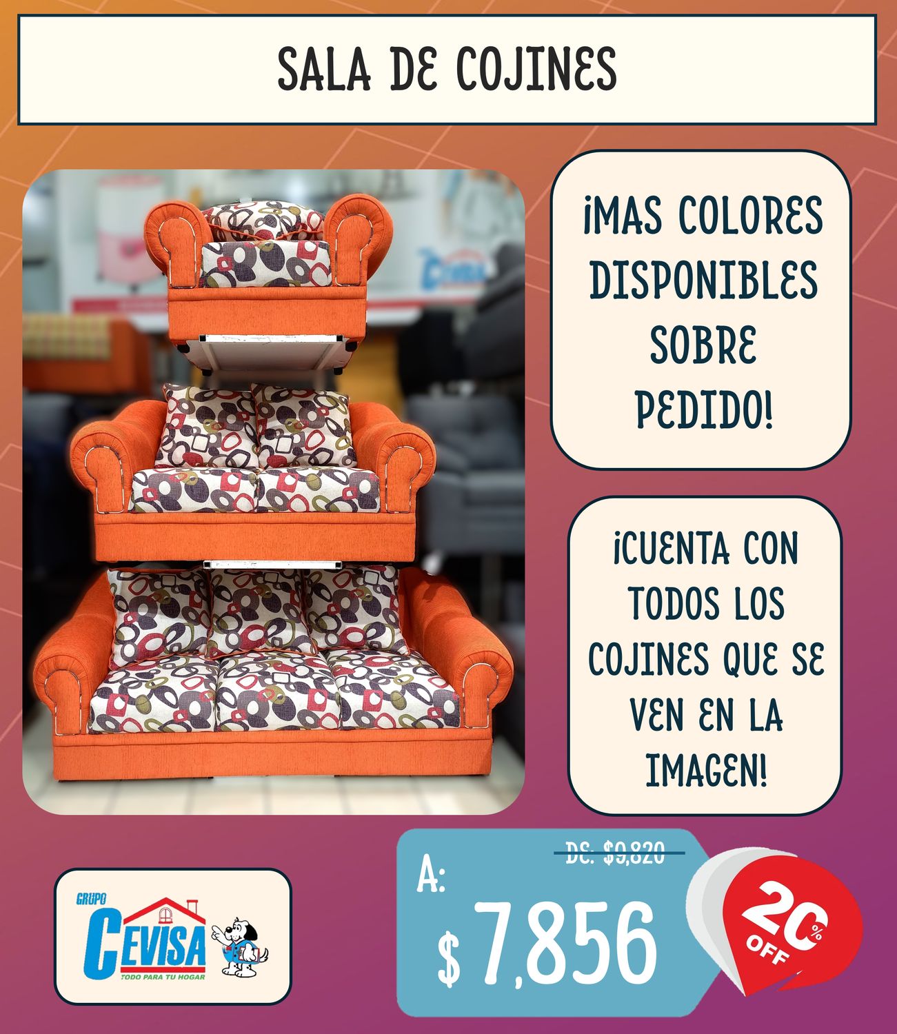 SALA DE COJINES