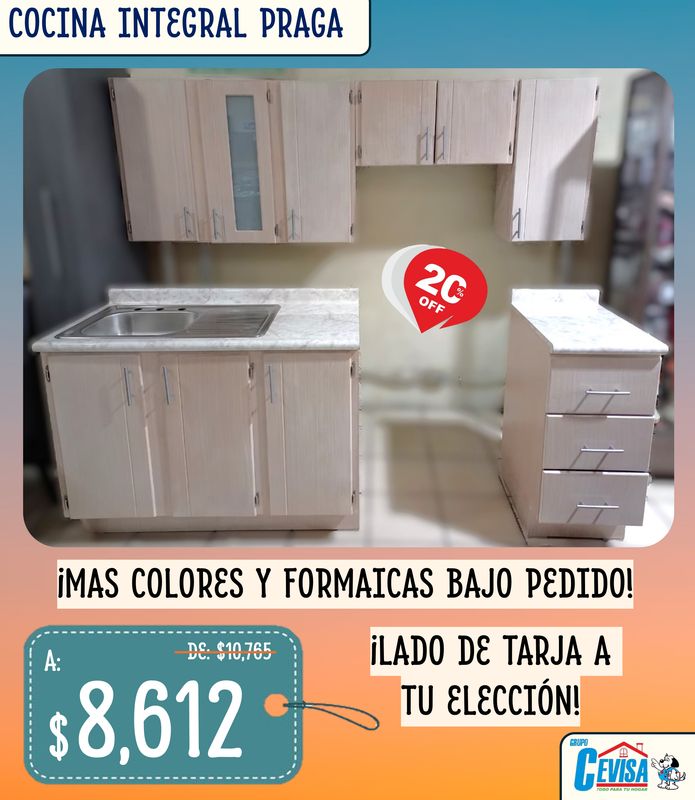 COCINA INTEGRAL PRAGA DE 2.40 MTS