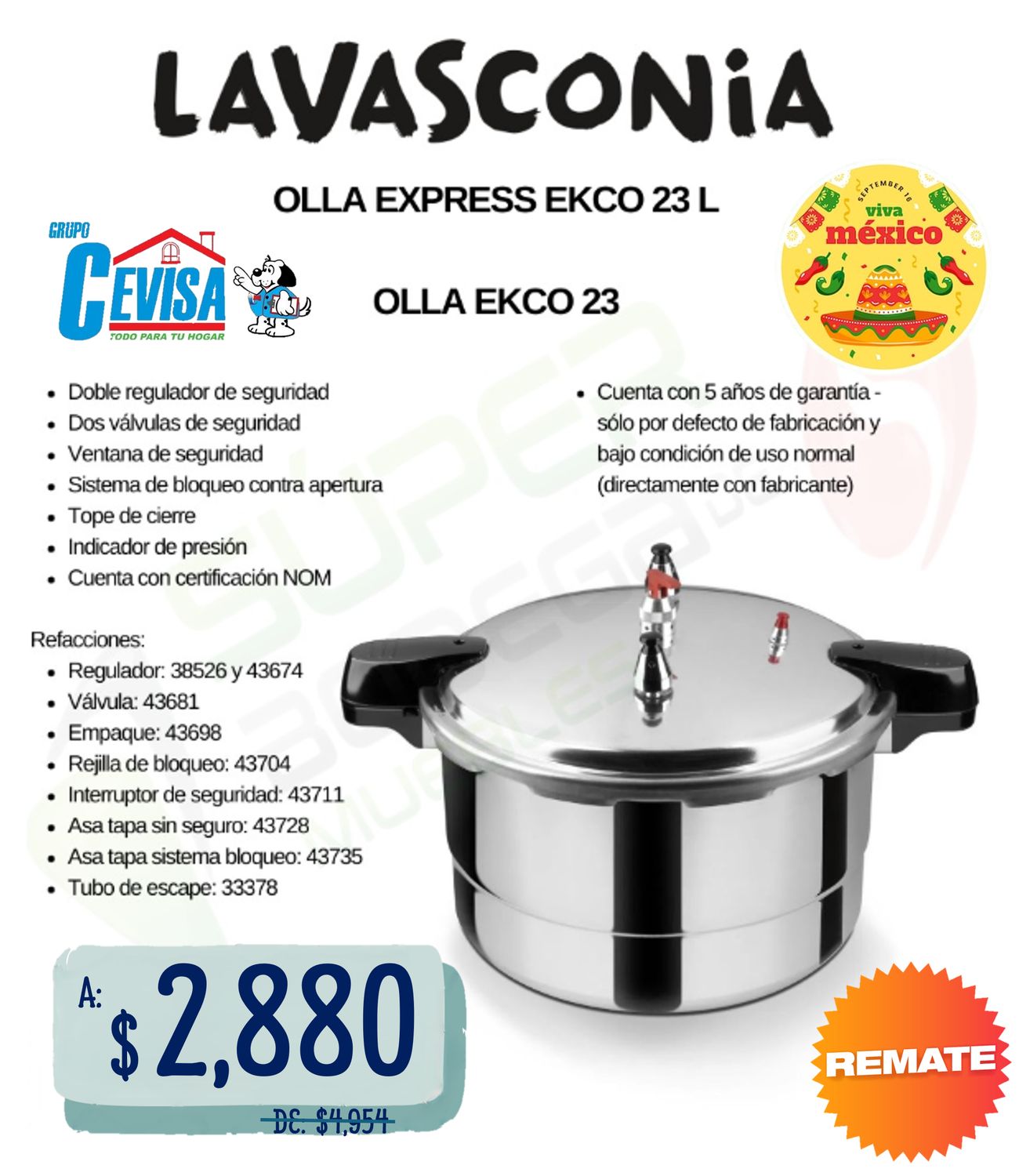 OLLA EXPRESS 23 L EKCO