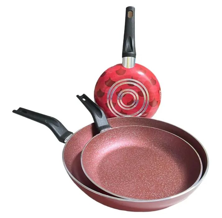 JGO. DE SARTENES ROJO 3 PZ EKCO 36034