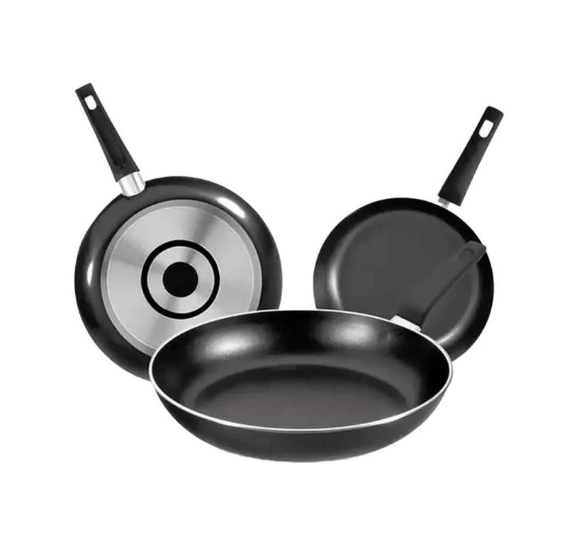JGO. DE SARTENES NEGRO  3 PZ EKCO 37239