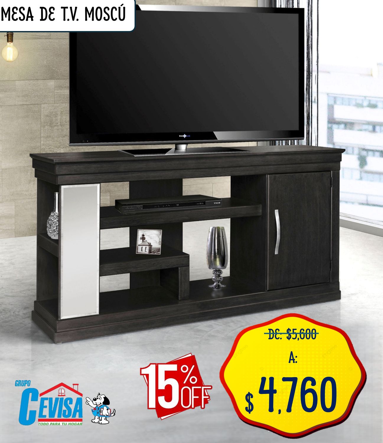 MESA DE T.V. MOSCU