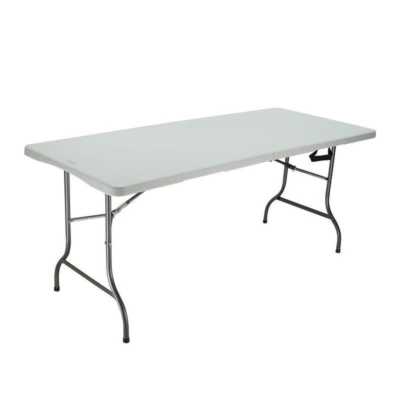 MESA PLEGABLE 1.80 MTS BLANCA HSM HSM020