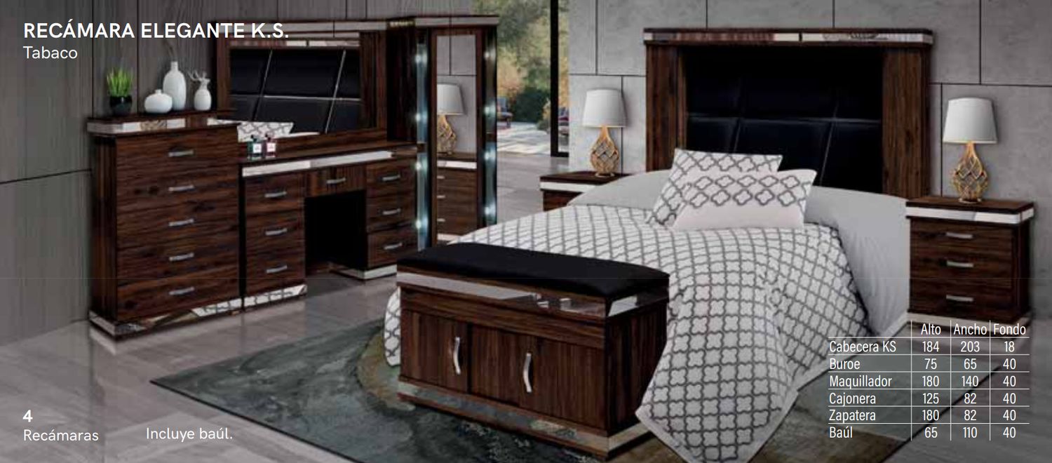 RECAMARA KING SIZE ELEGANTE