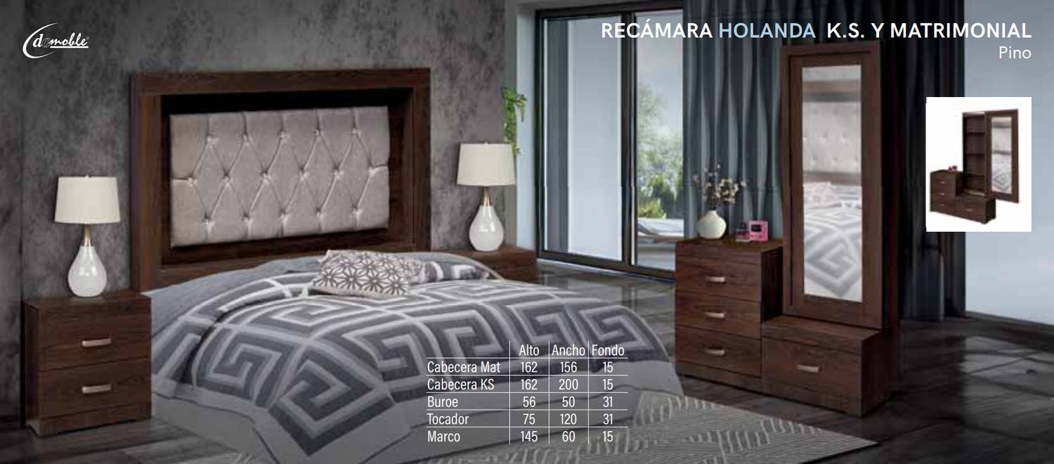 RECAMARA MATRIMONIAL HOLANDA