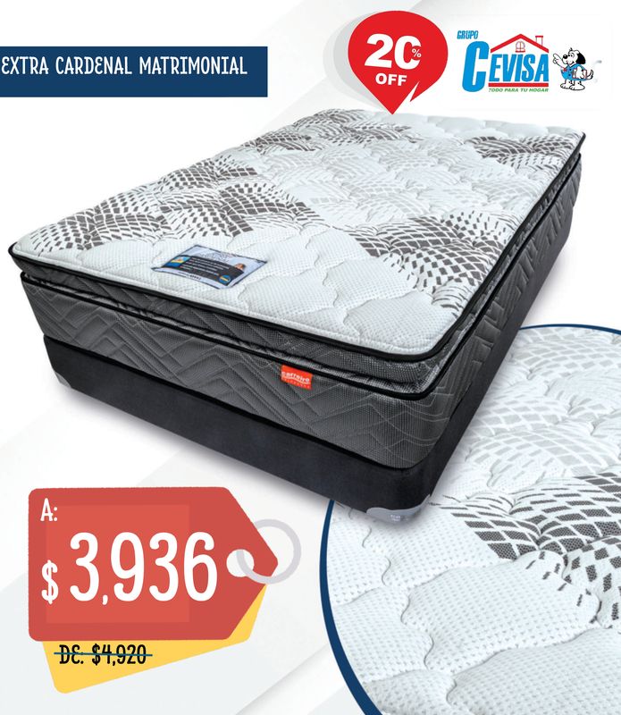 COLCHON MATRIMONIAL EXTRA CARDENAL