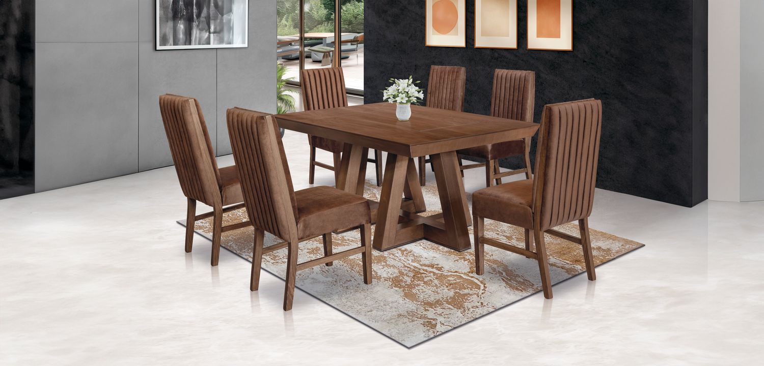 ANTECOMEDOR CORAL DE 6 SILLAS