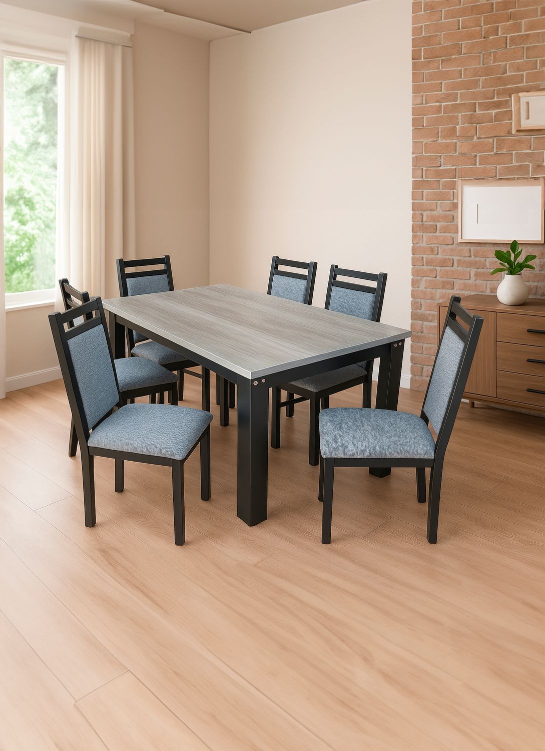 ANTECOMEDOR GISELA DE 6 SILLAS
