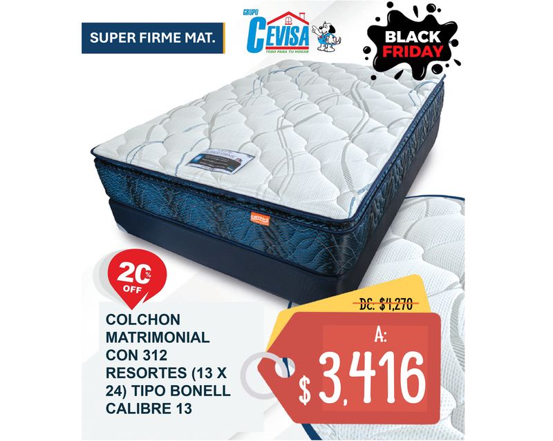 COLCHON MATRIMONIAL SUPER FIRME