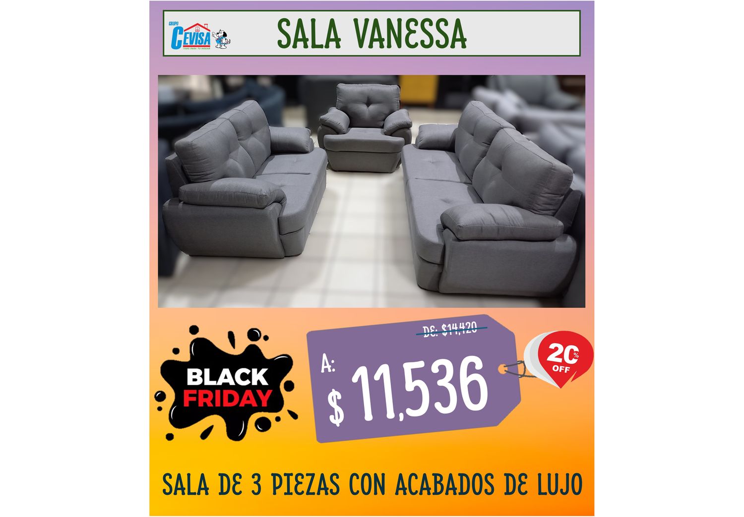 SALA VANESSA 3-2-1 SALA VANESSA 3-2-1