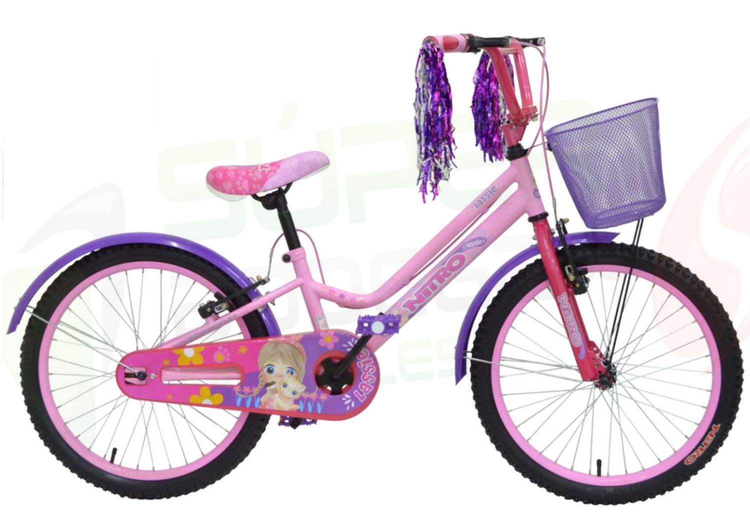 BICICLETA NITRO 20" NIÑA PINTADA LASSIE20P BICICLETA NITRO 20" NIÑA PINTADA LASSIE20P
