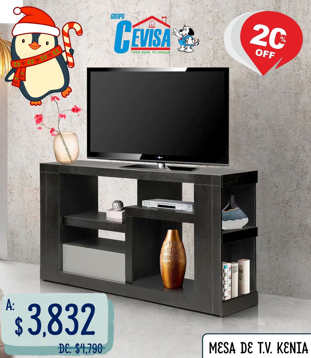 MESA DE T.V. KENIA